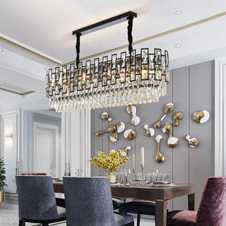 Sterling Chandelier Collection Chic Modern  Sleek Linear Suspension Light