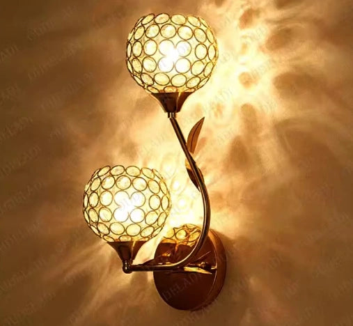 Eva Crystal  Ceiling Light And Wall Lamp