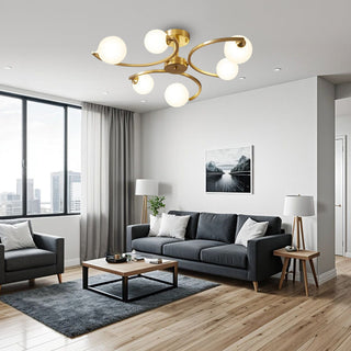 Marylebone Chandelier Modern  Art Deco Inspired Illumination