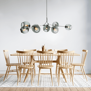 Customisable Derrick Chandelier Modern  Handcrafted Artisan Ceiling Light