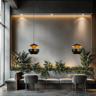 Nordic Apple Modern  Art Deco Inspired Illumination
