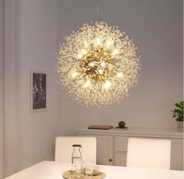 Zynella Dandelion Crystal LED Chandelier