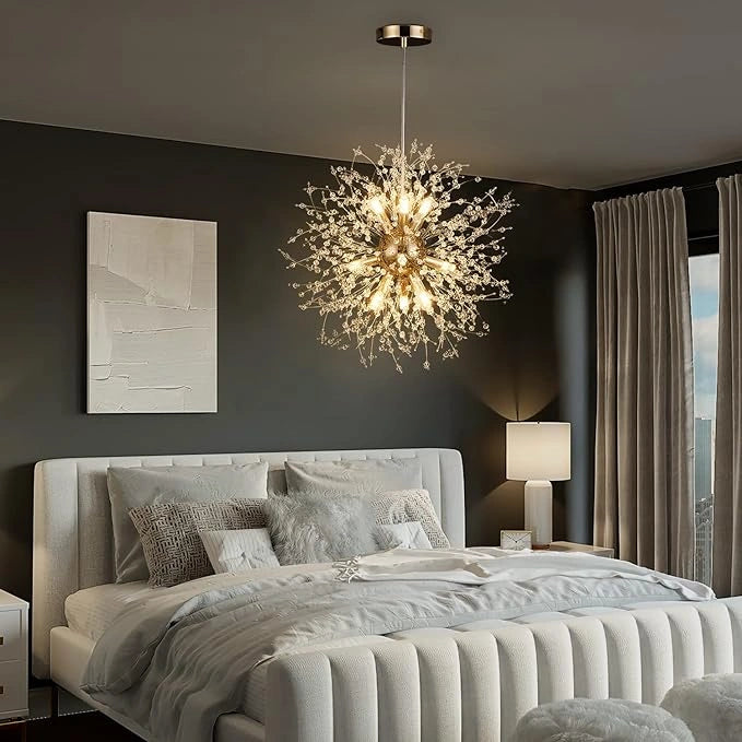 Zynella Dandelion Crystal LED Chandelier