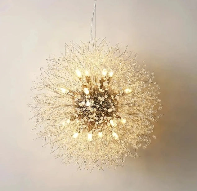 Zynella Dandelion Crystal LED Chandelier