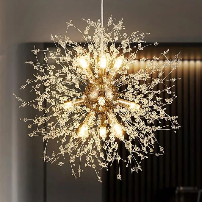 Zynella Dandelion Crystal LED Chandelier