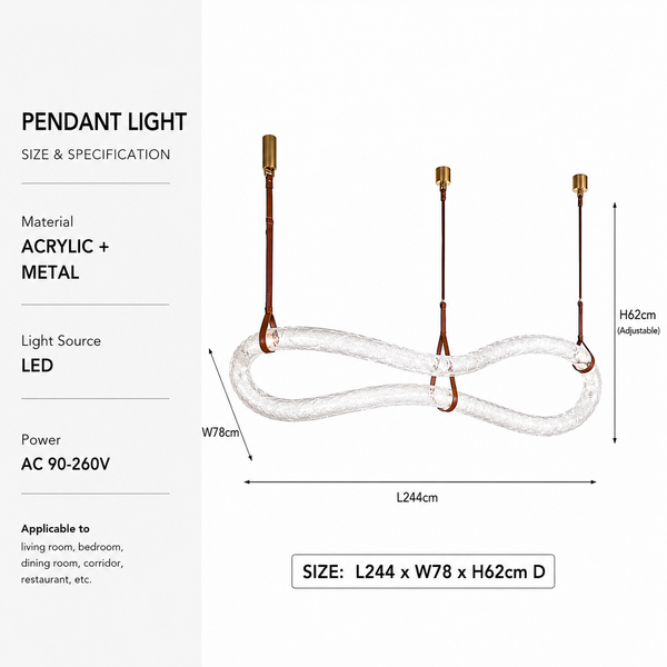 Zynella Alabaster Marble Pendant Chandelier