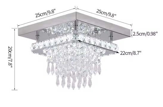 Emily Crystal Antique Chandelier