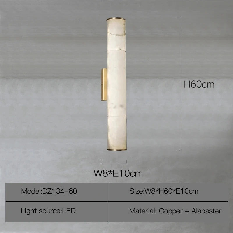 Toledo Mediterranean Marble Wall Lamp