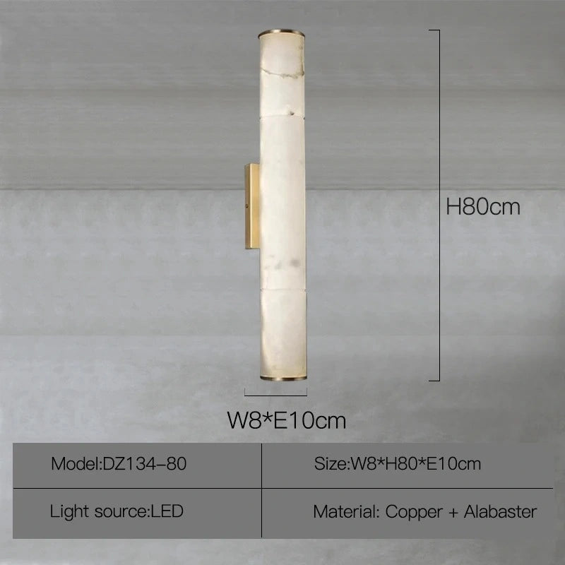 Toledo Mediterranean Marble Wall Lamp