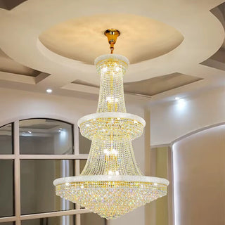 Marina Crystal Chandelier Modern  Luxury Marble Base Table Lamp
