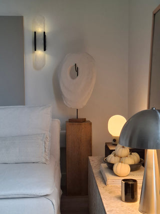 Royal Marble Wall Lamp Opulent Modern  Art Deco Inspired Illumination