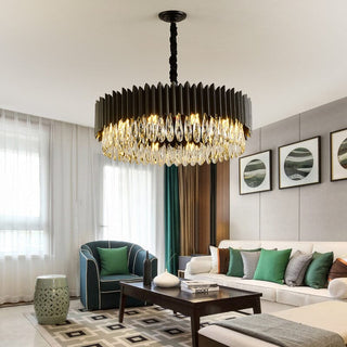 Serena Chandelier Premium Modern  Contemporary Crystal Statement Fixture