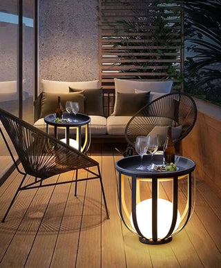Zynella Flower Pot Table Lamp Modern  Luxury Marble Base Table Lamp
