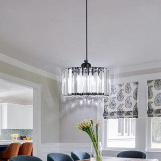 Danielle Crystal Pendant Modern  Contemporary Crystal Statement Fixture