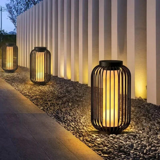 Zynella Cage Waterproof Lamps Modern  Vintage Brass Accent Lighting