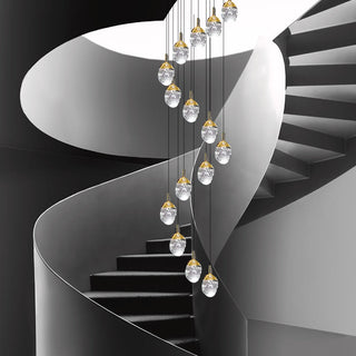 Geneva Chandelier Modern  Luxury Gold Frame Light Fitting