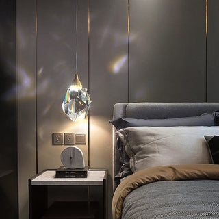 The Crystal Pendant Chic Modern  Handcrafted Artisan Ceiling Light