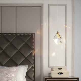 The Crystal Pendant Chic Modern  Handcrafted Artisan Ceiling Light