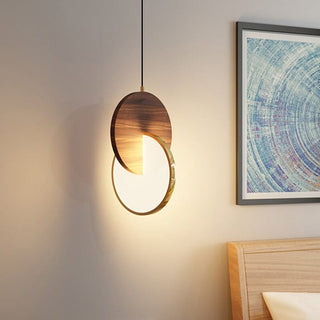 Amelia Oak Modern  Vintage Brass Accent Lighting