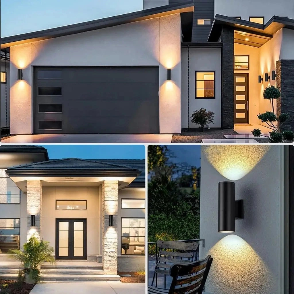 Beacon Dual-Head Outdoor Wall Light