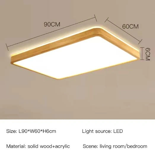 Ella Classic Wooden Ceiling Lamp