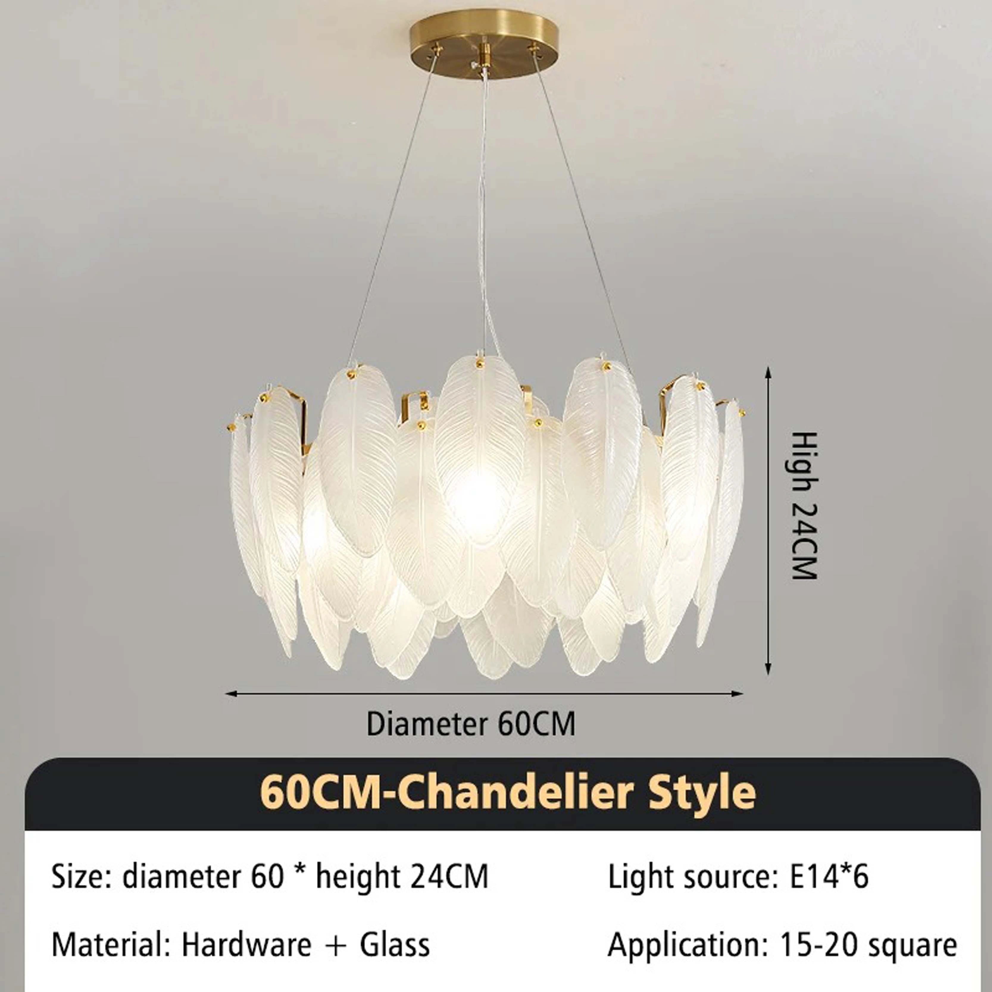 Zynella Modern LED Alloy Ceiling Chandelier