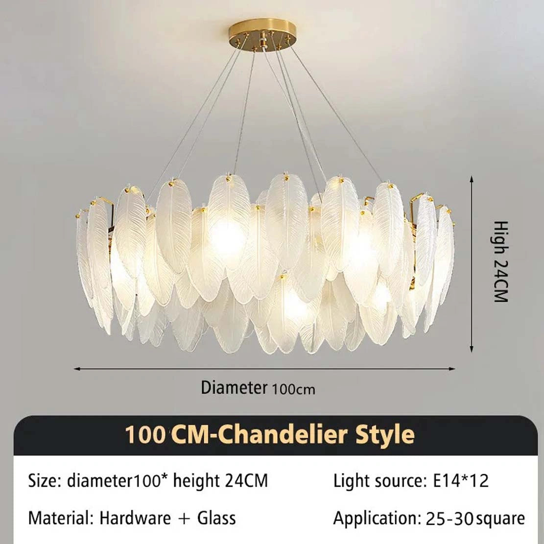 Zynella Modern LED Alloy Ceiling Chandelier