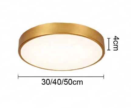 Elara Copper Classic Ceiling Lamp