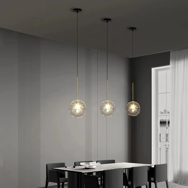 The Opal Globe Pendant Light