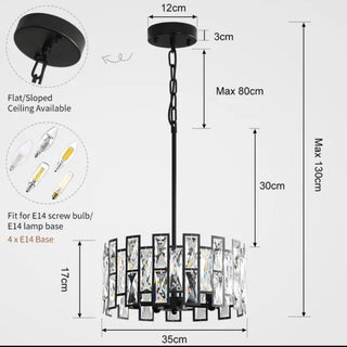 Arora Pendant Modern  Vintage Brass Accent Lighting