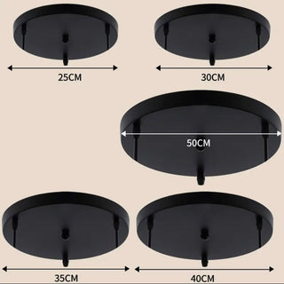 Customised Ceiling Plates Modern  Art Deco Inspired Illumination