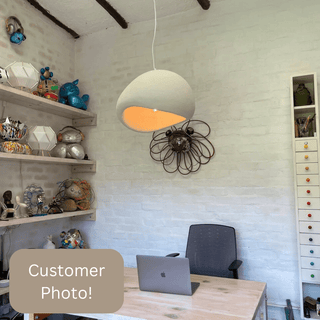 Boho Wasabi Chandelier Modern  Bohemian Rattan Woven Pendant