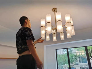 Kian Marble Lamp Modern  Art Deco Inspired Illumination