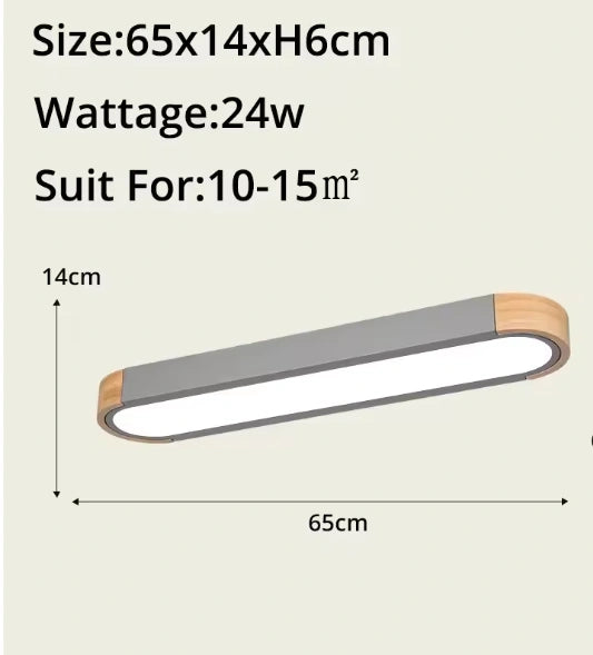Ida Wooden Modern Ceiling Lamps