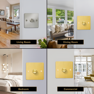 Zynella Dimmer Switch Modern Geometric Design Lamp