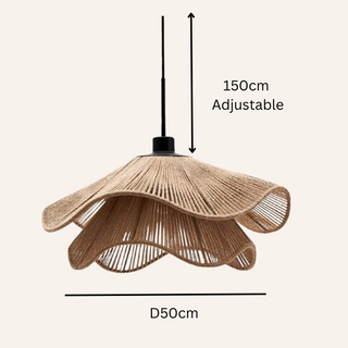 Lara woven pendant Modern  Opulent Multi-Tier Crystal Chandelier