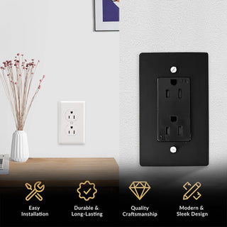 Zynella Wall Outlet Modern  Scandinavian Wooden Accent Light