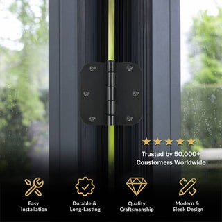 Modern Door Hinges 6 Pcs Modern  Ultra Slim LED Panel Lighting