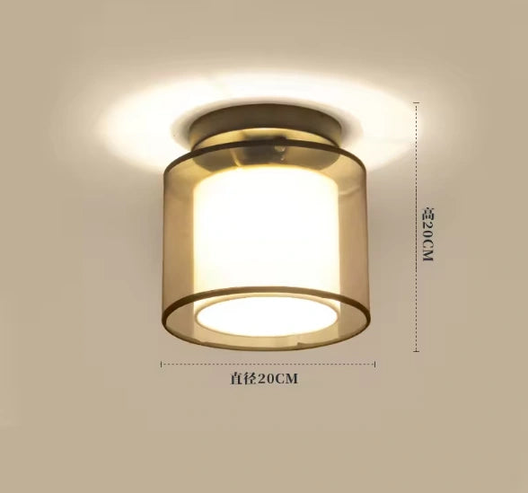 Magnus Fabric Shade Ceiling Lamp