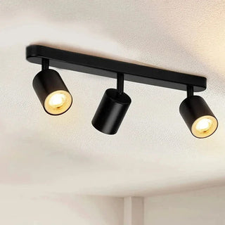 Luma Track Adjustable Spotlight Modern  Sculptural Spiral LED Fixture