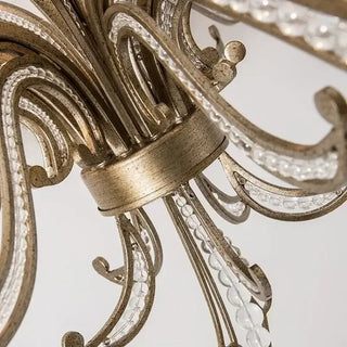 Opulent Bloom Crystal Chandelier Luxurious Modern  Minimalist Round Flush Mount