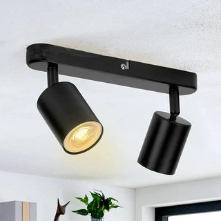 Luma Track Adjustable Spotlight Modern  Sculptural Spiral LED Fixture