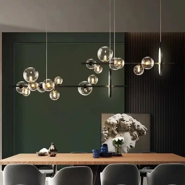 Zynella Prism: Grand Crystal Pendant Chandelier