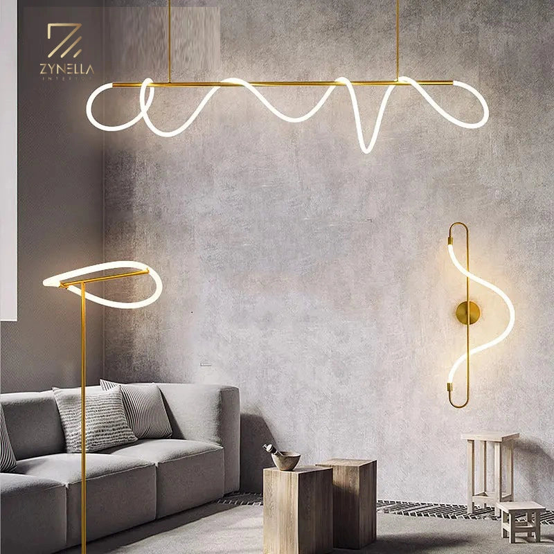 Soraya Swirl Lamp Collection