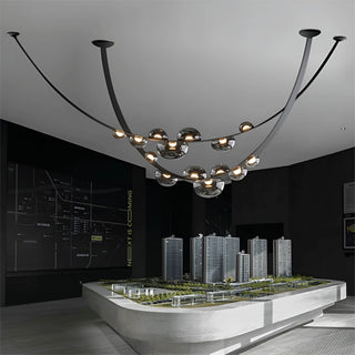 Zynella Orbital Elegant Pendant Artistic Modern  Ultra Slim LED Panel Lighting