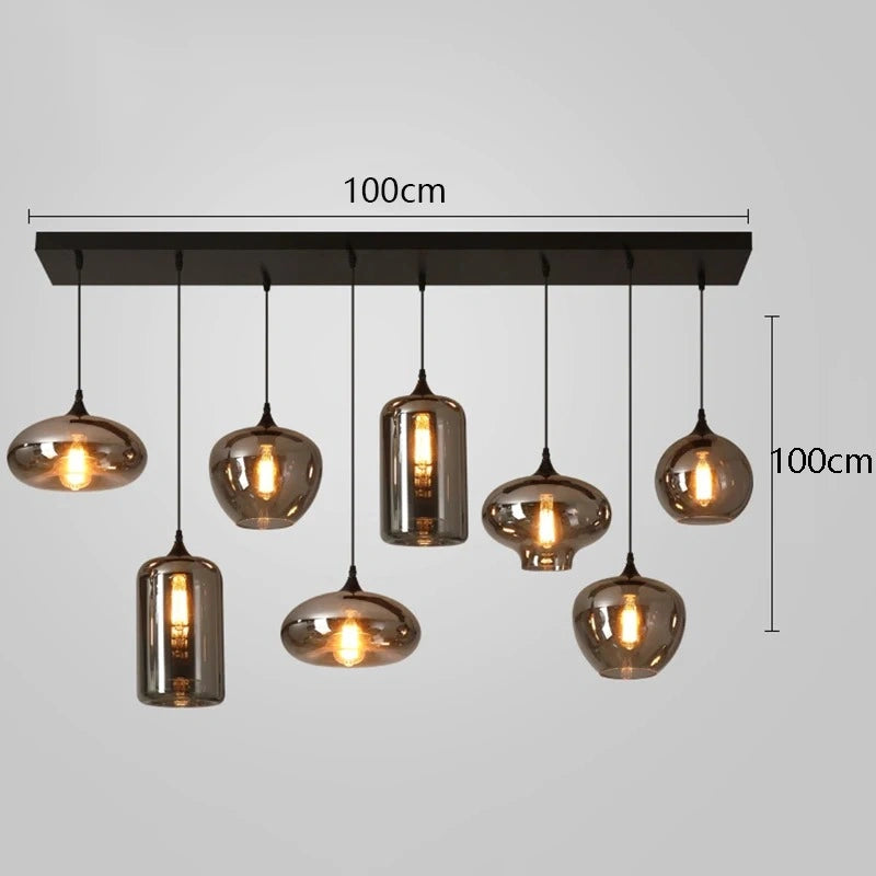 Freya Glass Chandelier