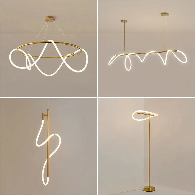 Soraya Swirl Lamp Collection