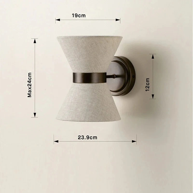 Nara Fabric Wall Lamp
