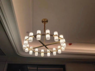Kian Marble Lamp Modern  Art Deco Inspired Illumination
