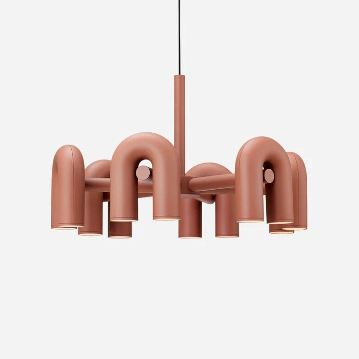 Zynella Nordic Macarone U-Shaped LED Chandelier